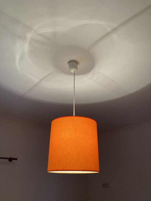 Candeeiro tecto cor-de-laranja424983223663349760