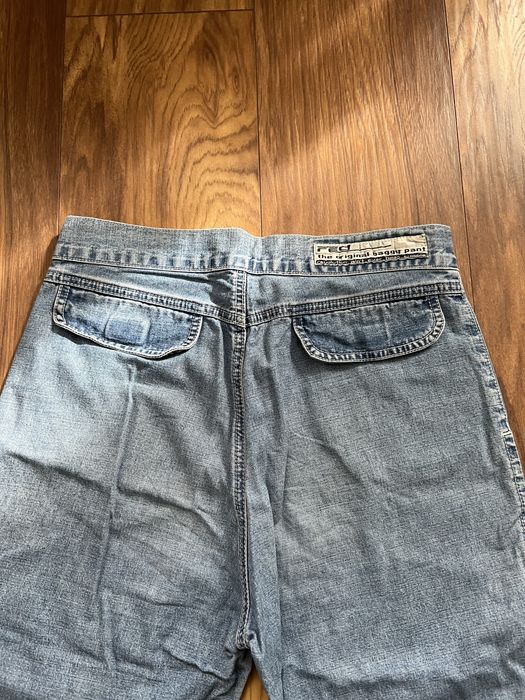 Rybaczki capri jeansowe szeroką nogawka z wysokim stanem Red Star