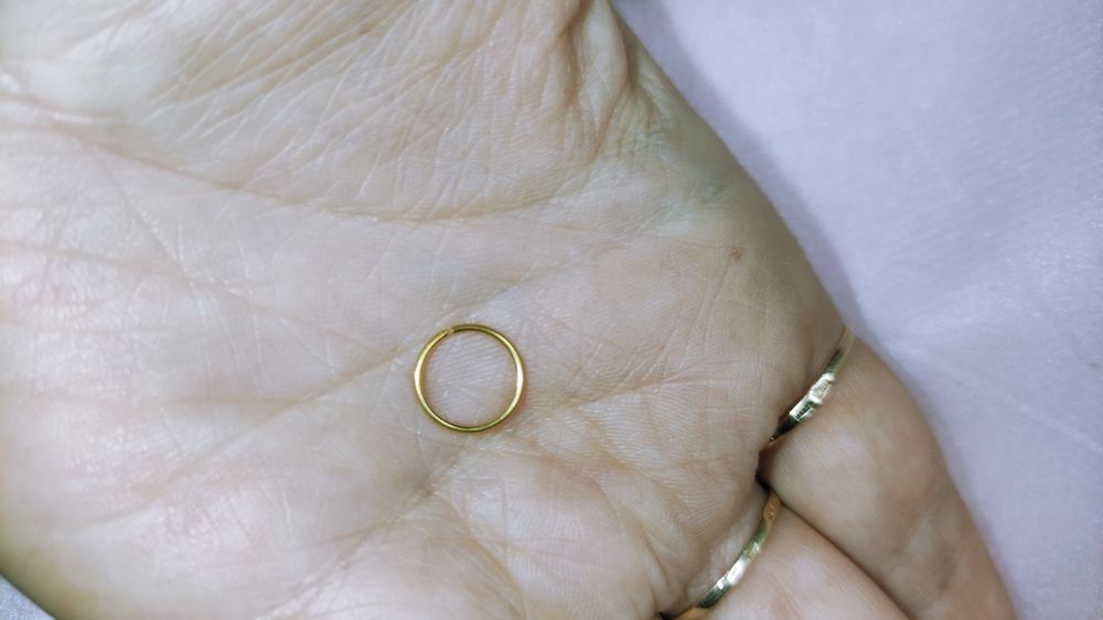 Пирсинг в нос кольцо сплав Титан