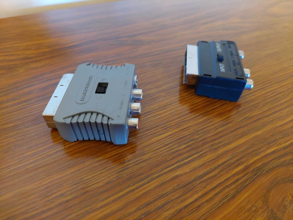 SCART Adapter Input/Output with 3 Female RCA Connectors + S-VHS64751434396803124