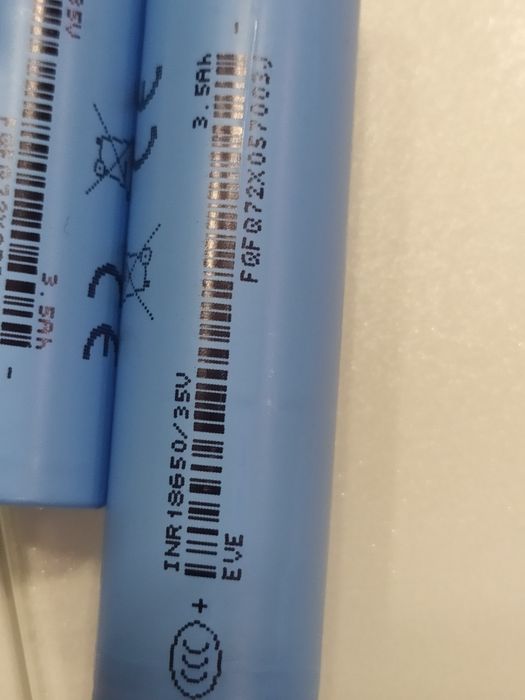 Аккумулятор 18650.  EVE  3500 mAh. Новые.
