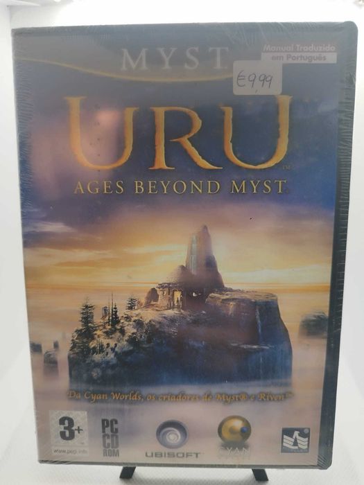 URU Ages Beyond Myst PC CD-ROM Selado Novo Raro Ubisoft