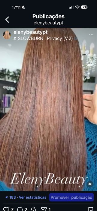 Alusamento liso perfeito sem frizz sem formol . Deixe o calelo liso