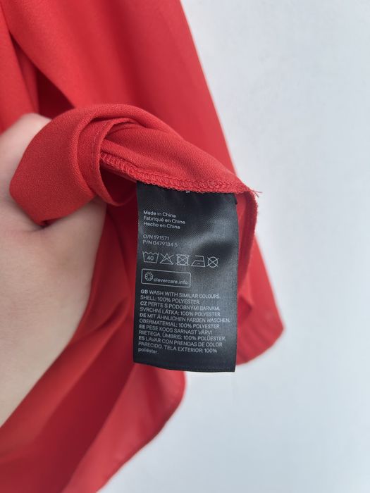 Czerwona bluzka XL H&M