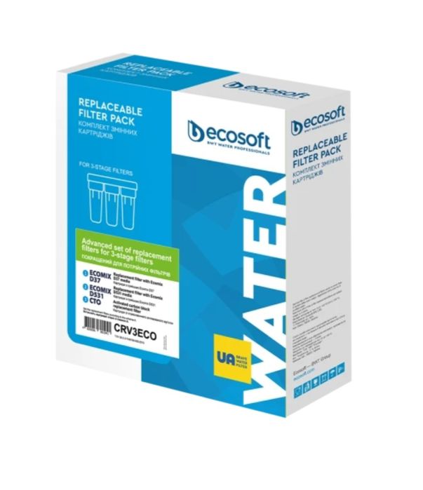 Змінні комплекти для потрійних фільтрів Ecosoft
