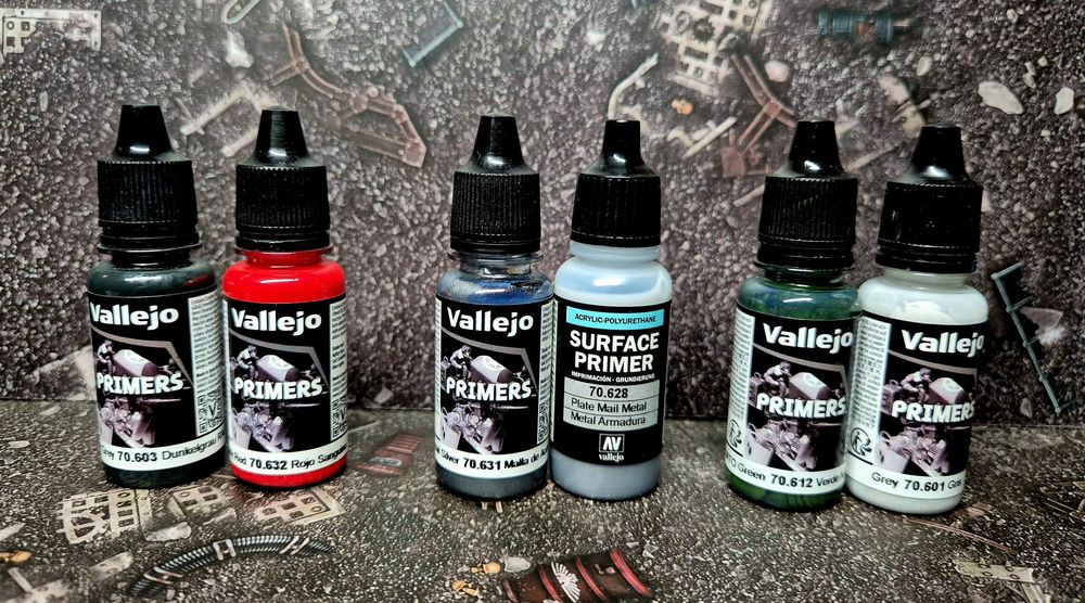 Vallejo Surface Primer – zestaw 6 podkładów