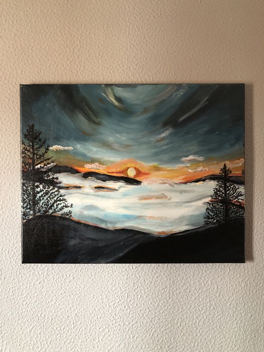 2 pinturas- Óleo e Acrilico sobre tela, pintado por mim