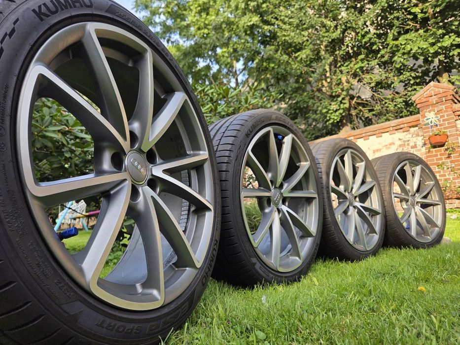 Alufelgi Koła Audi A4 A6 19 5x112 et 43 8.5j Opony Lato 2024