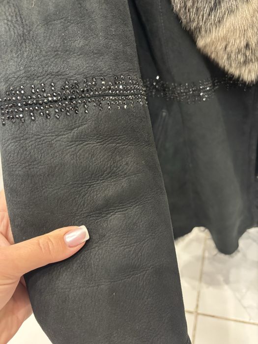 Дубленка  мех песец  натуральная