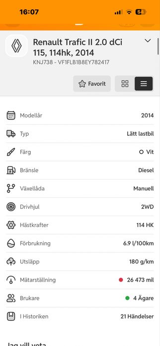Renault Trafic II 2.0 dCi 115 Long