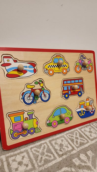 Дерев'яні рамки-вкладиші Монтессорі