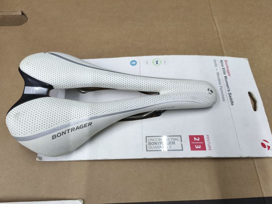 Siodełko damskie Bontrager Ajna Elite Titanium 154mm