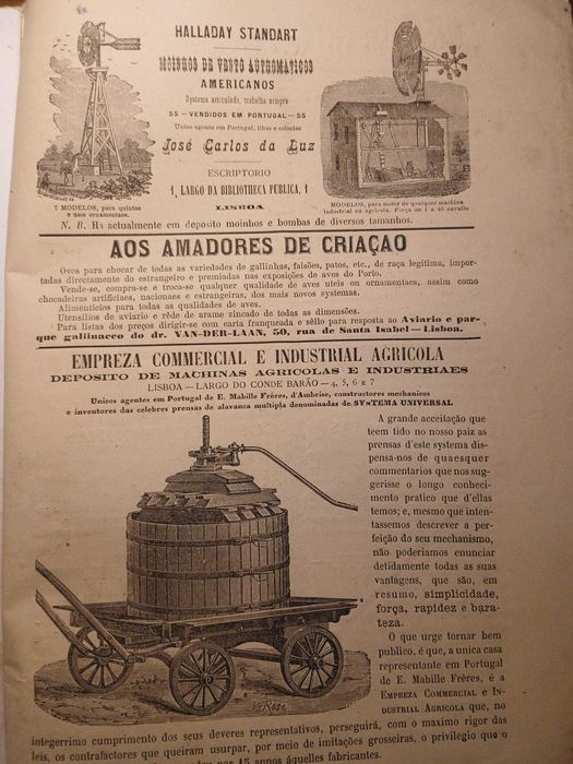 Gazeta dos Lavradores, Outubro de 1883