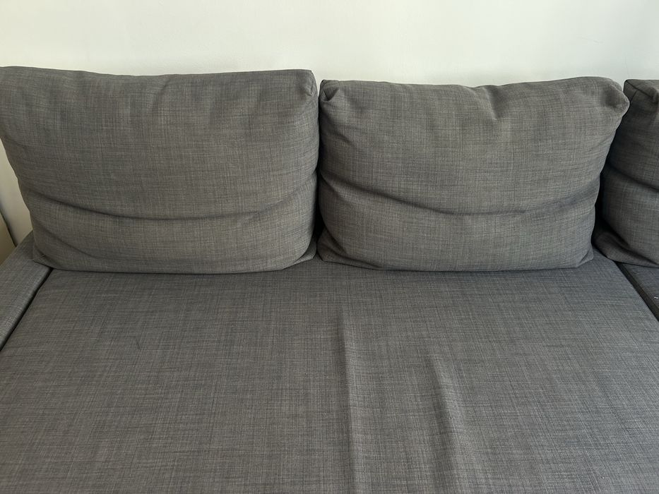 Sofá-cama de canto c/ arrumação