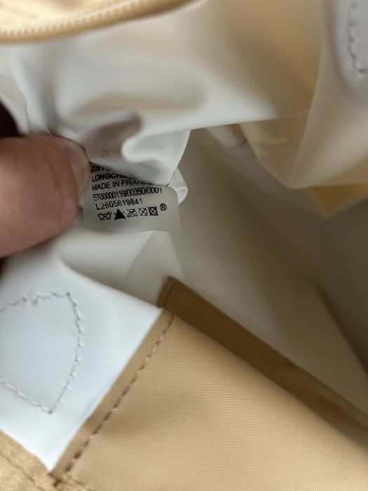 Torebka Longchamp kawa z mlekiem M