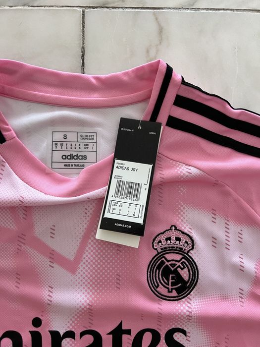 Camisola de Futebol Real Madrid Rosa