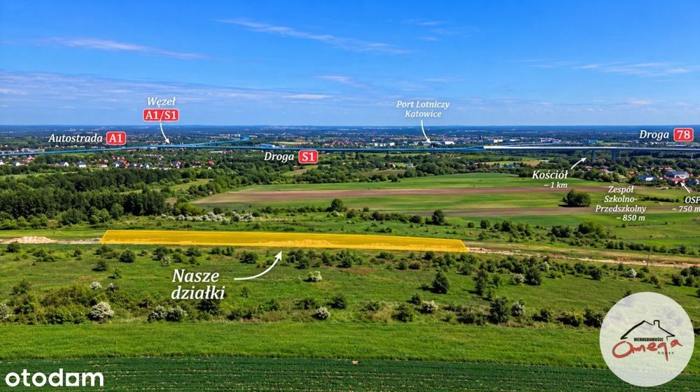 Widokowe, uzbrojone działki budowlane
