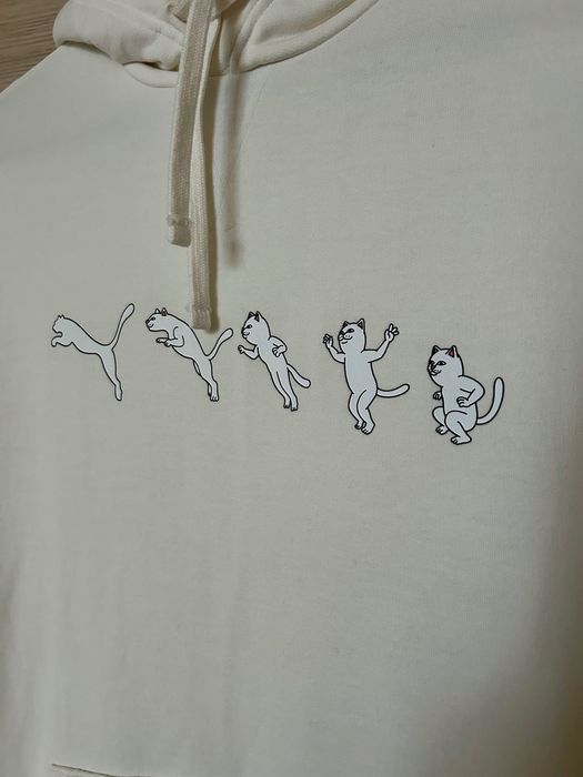 Худі білий Ripndip x Puma розмір XS молочний