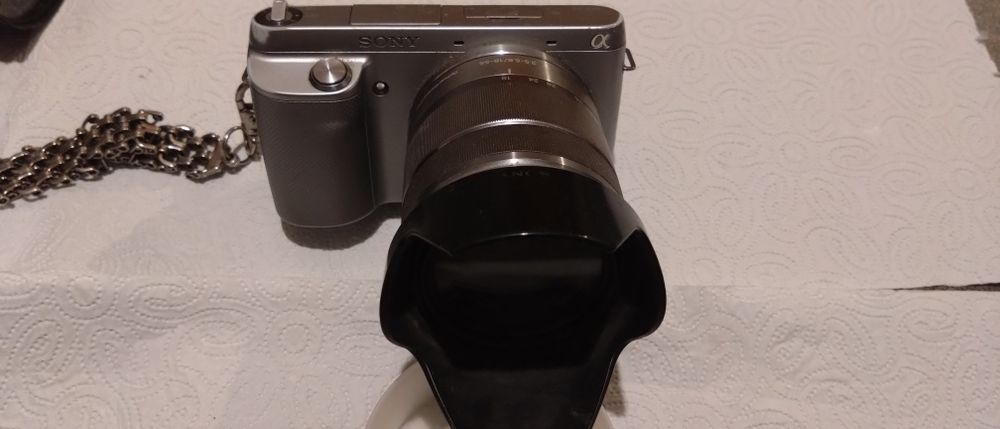 Aparat exa, Sony Alpha nex5, yashica