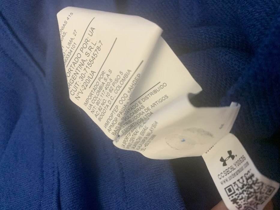 Under Armour bluza uniseks niebieska M/L z kapturem bawełna dresowa