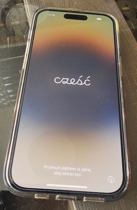 IPHONE 14 PRO (ZŁOTY) 128 GB, karta e-sim, szkło, futerał i ładowarka w zestawie