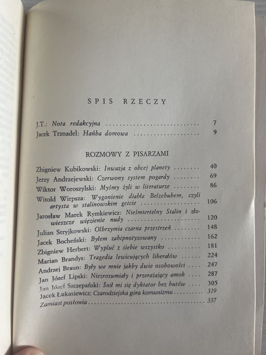Jacek Trznadel Hańba domowa