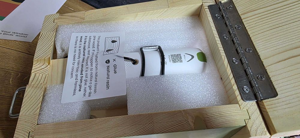 Oryginalny inteligentny domek dla ptaków RELI Birddy z kamerą