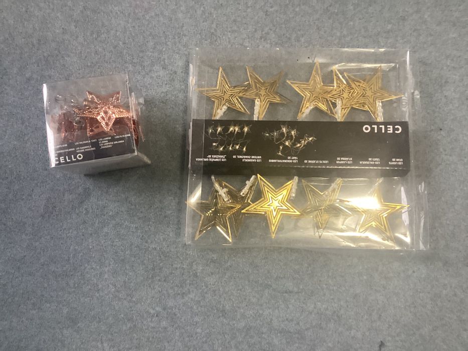 Гирлянда на батарейке Звезда. декор на Новый год