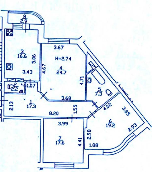 Продам 3к 107м пр- т Науки 62-А Бізнес Клас Ремонт Меблі Техника Цегла