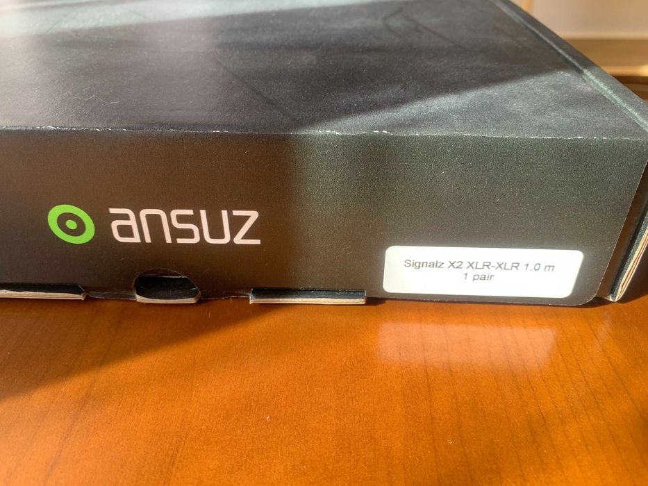 Cabos XLR Ansuz Signalz X2 1m