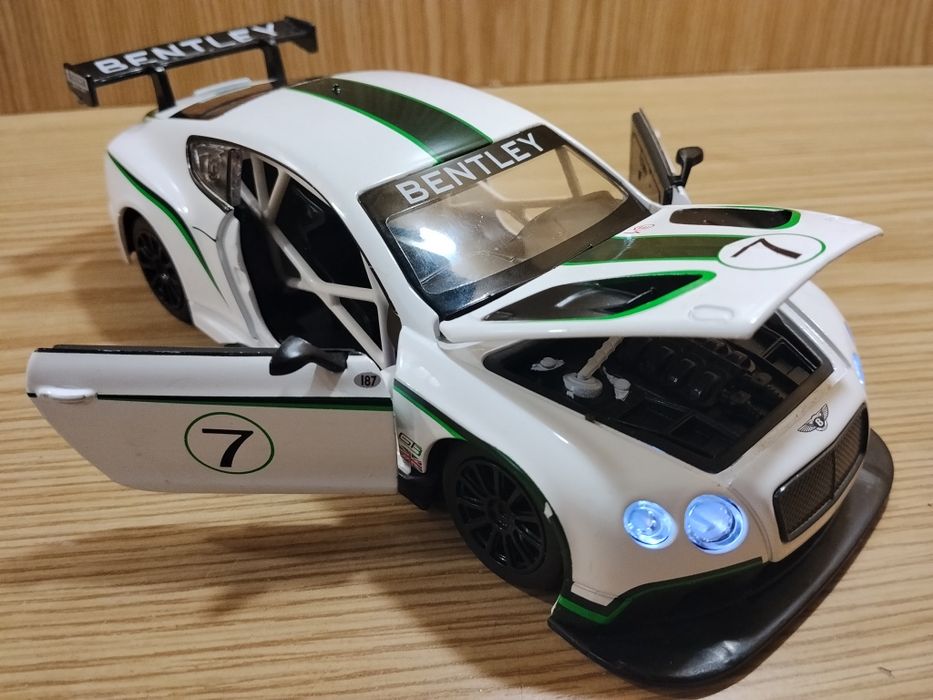 Модель Bentley continental Gt3 Concept 1:24 Автопром металл свет звук