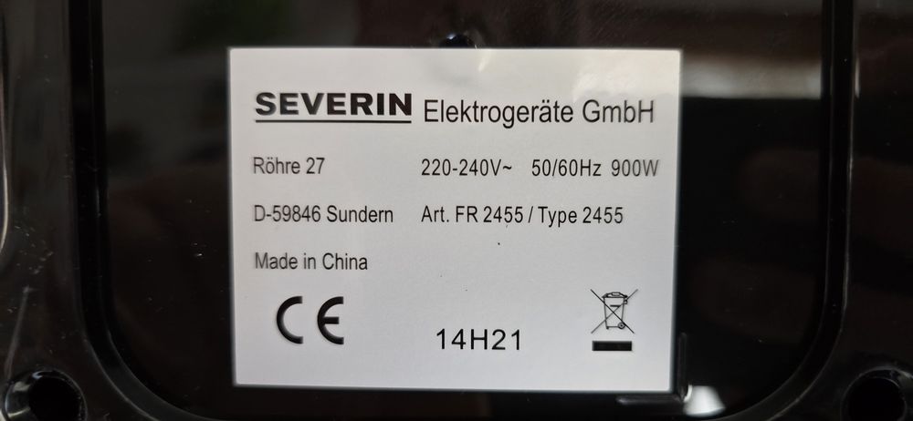 Fritadeira Air Fryer Severin FR 2455