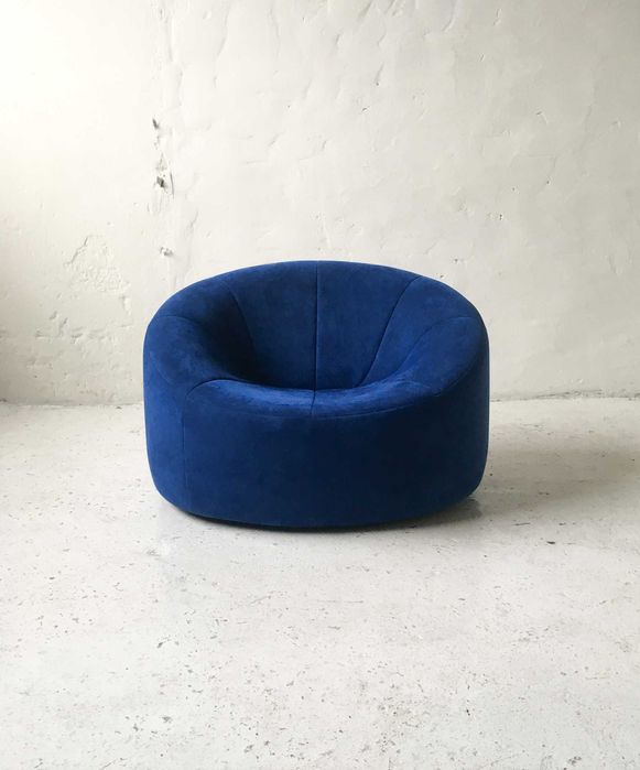 Ligne Roset fotel Pumpkin alcantara proj. Pierre Paulin vintage design