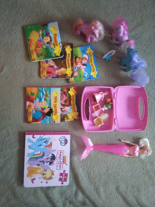 Zabawki dla dziewczynki, My little pony, Barbie i inne