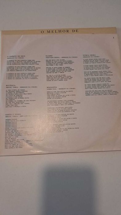 LP "O Melhor de Frei Hermano" - Duplo disco de vinil