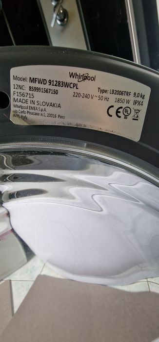 Automat piorący Whirlpool 9kg