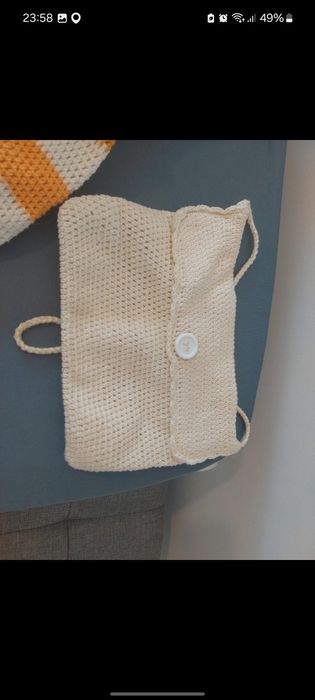 malas de croché feitas á mão