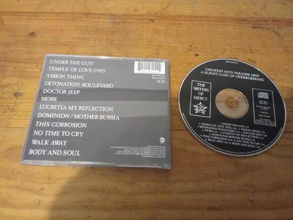 SISTERS OF MERCY - Greatest Hits Volume One - A Slight Case Overbombing CD