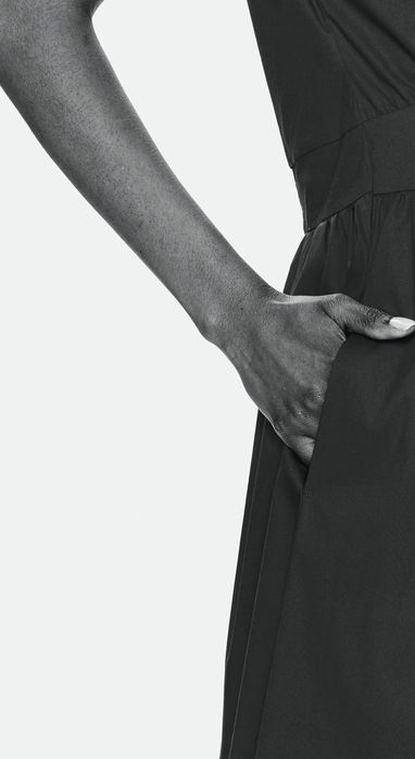 Довга  поплінова сукня