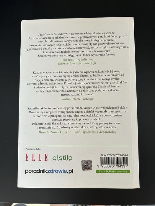 Adina Grigore Szczęśliwa skóra