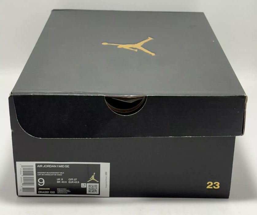 Мужские кроссовки, обувь Nike Air Jordan 1 Mid SE  DN4281-100 US9 EU42