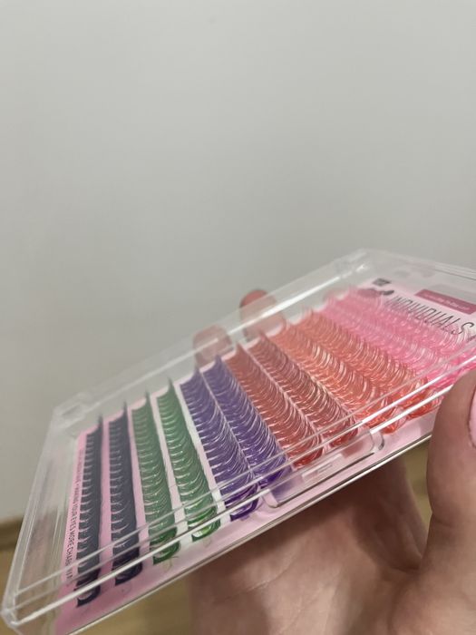 Sztuczne rzesy kolorowe kępki nowe