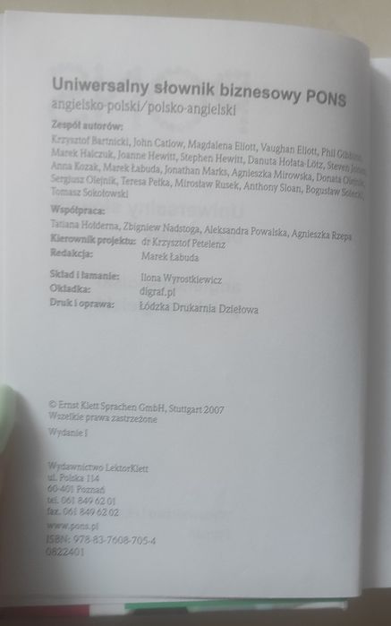 Słownik biznesowy angielsko-polski polsko- angielski