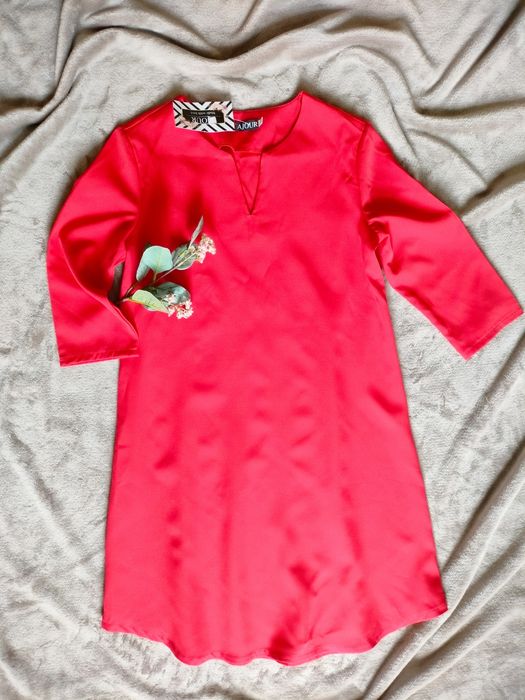 Червона сукня А силует  S M нова