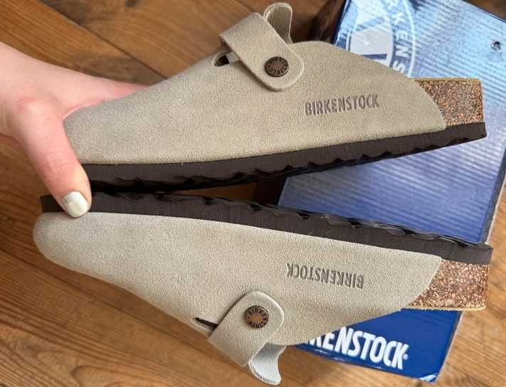 BIRKENSTOCK Boston BS Sand Suede Leather R.40