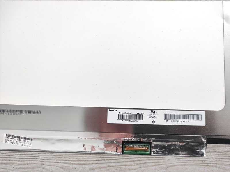 Матриця 14"" IPS Slim 30pin N140HCA-EAC/N140HGE1-EA1 (дисплей FullHD)