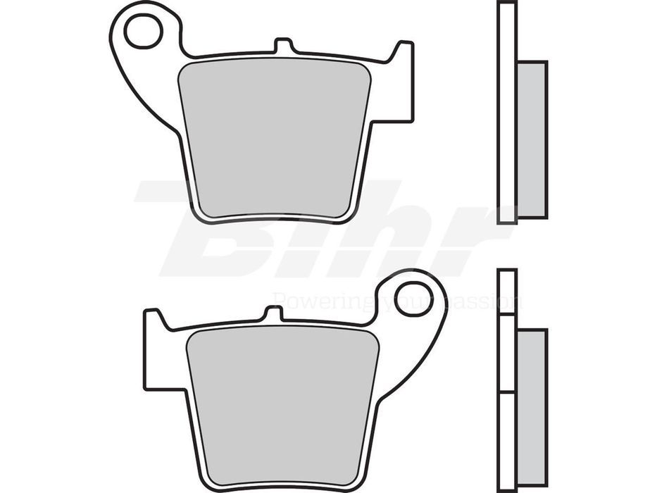 07ho48tt - pastilhas de travão orgânicas brembo 07ho48tt