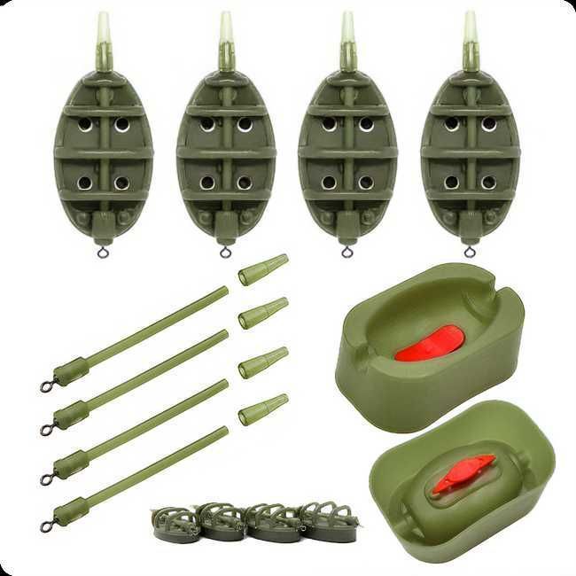 Zestaw koszy zanętowych METHOD FEEDER Sahido BAIT BASKET BASIC MF 4+1