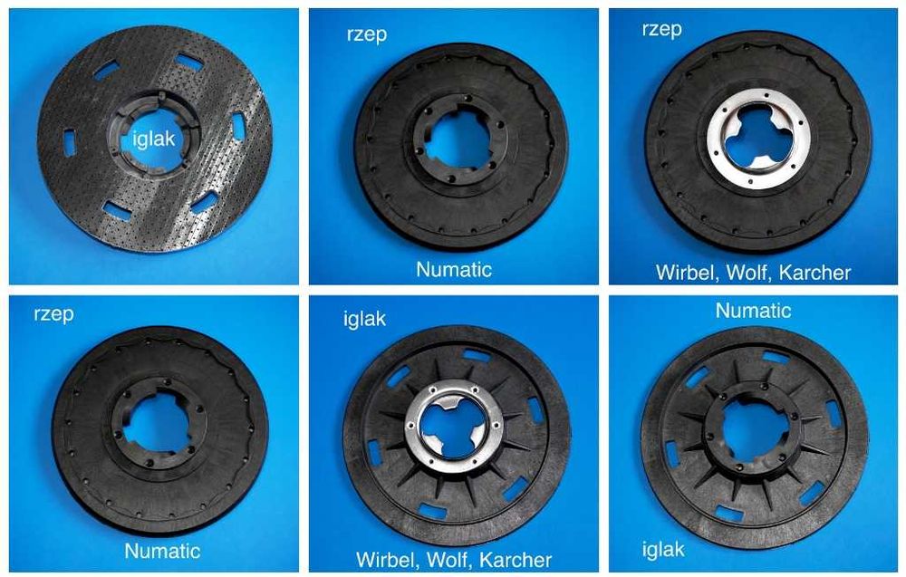 szorowarka polerka iglak do padów uchwyt na rzep papier pady