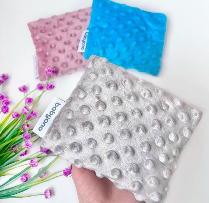 Грілочка з кісточок вишні та ароматом лаванди Babyono 13х16см